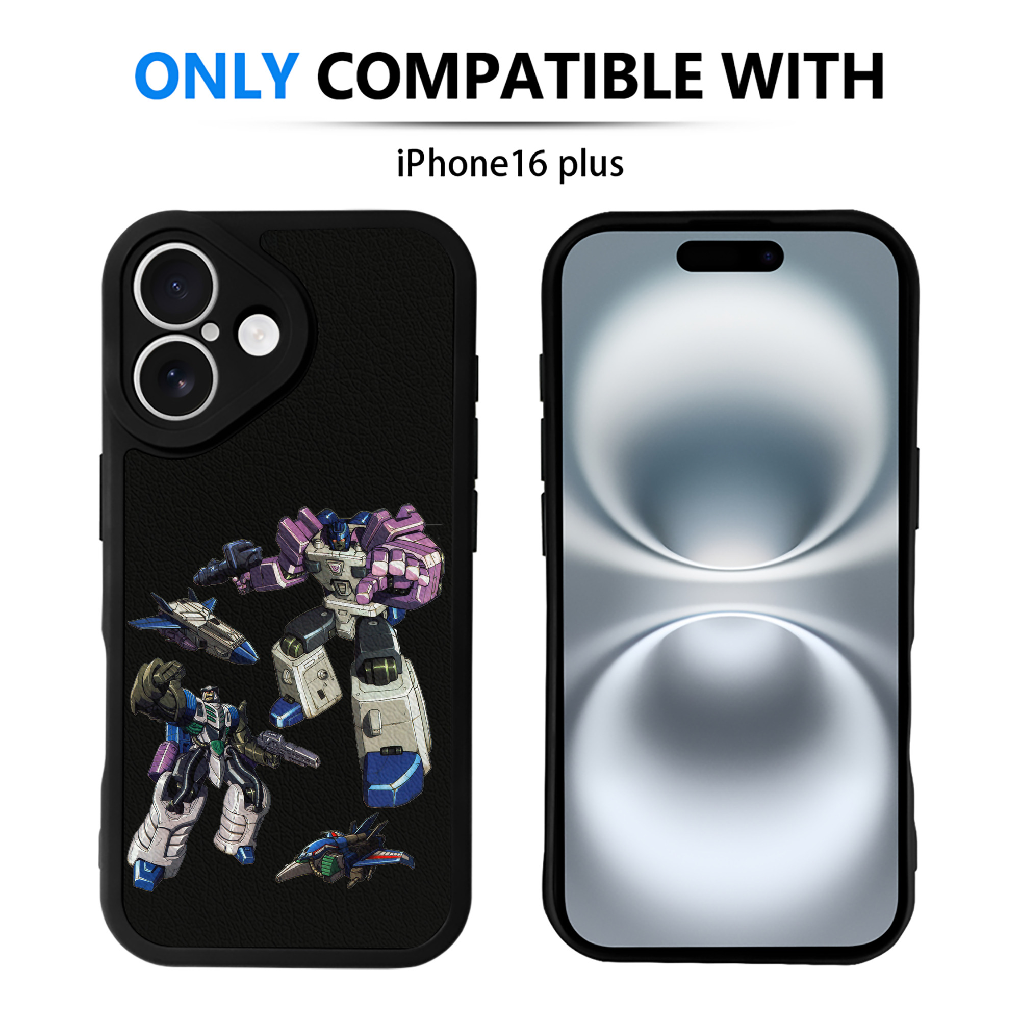 （画像用）  【iPhone 16シリーズ対応】シリコンスマホケース（レザー調） 材質：シリコン